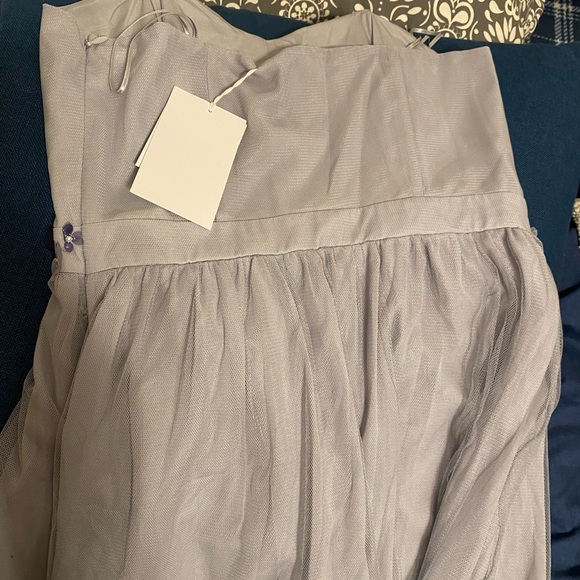 LC by Lauren Conrad formal party dress. Size 6. NWT Sleeveless Maxi flowy 🩶🌸🩶 - Picture 10 of 16